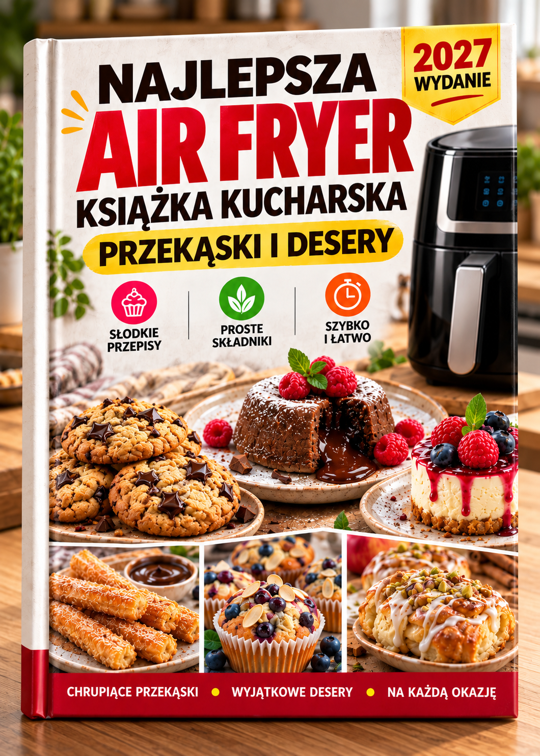 Najlepsza książka z przepisami na przekąski i desery do Air Fryer – wydanie 2026