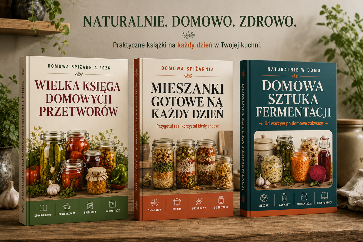 Domowa Spiżarnia – komplet trzech książek